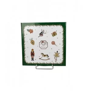 Komplet 2 talerzyków gwiazdek Christmas Spirit 15 cm