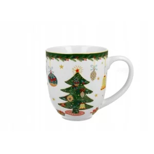 Kubek na stopce Around Christmas Tree 350 ml