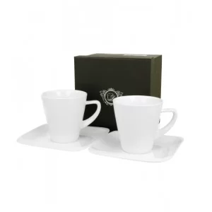 Komplet 2 filiżanek ze spodkami Infinity 250 ml