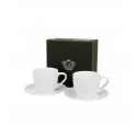 Komplet 2 filiżanek espresso ze spodkami Twilight 115 ml