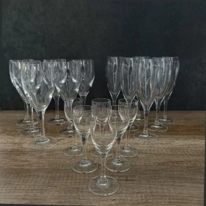 Komplet 18 kieliszków wino, wódka, szampan Krosno - Gabi Line