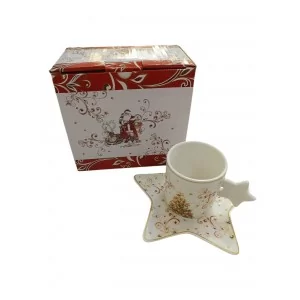 Filiżanka ze spodkiem gwiazdka 70 ml - Marco Polo