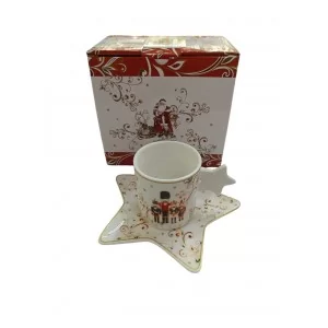 Filiżanka ze spodkiem do espresso 70 ml - Marco Polo