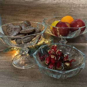 Zestaw Patera-Owocarki | komplet 3szt Irena - Hamburg