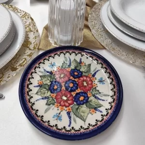 Talerz deserowy 19,5cm dek. 149art - Bolesławiec