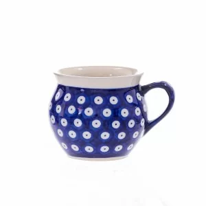 Kubek "beczułka" 300 ml dek. 42 - Bolesławiec