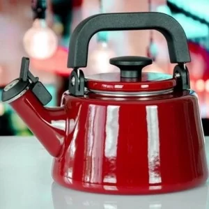 Czajnik emaliowany 2,1l czerwony Forchetto - Moderno