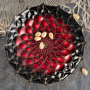 Talerzyk deserowy szklany 21 cm Villa Italia - Robusta