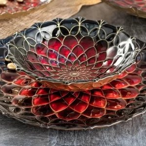 Talerzyk deserowy szklany 21 cm Villa Italia - Robusta