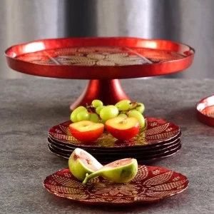 Patera do ciasta szklana 32 cm Villa Italia - Mimoza