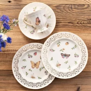 Serwis do kawy herbaty na 6 osób Villa Italia - Leda Ivory