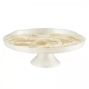 Patera do ciasta szklana 32 cm Villa Italia - Amazon Gold