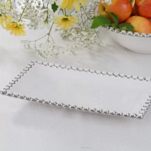 Talerz do ciasta prostokątny 27 x 15 cm Villa Italia - Chantal