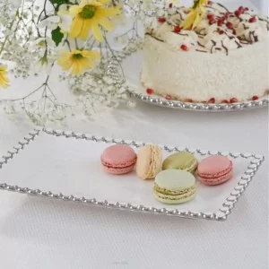 Talerz do ciasta prostokątny 27 x 15 cm Villa Italia - Chantal