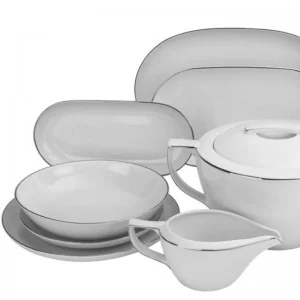 Serwis obiadowy na 12 osób/45el Chodzież - City Platyna