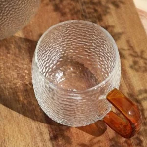 Kubek szklany bursztyn 330 ml