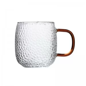 Kubek szklany bursztyn 330 ml