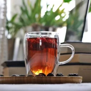 Komplet 2 szklanek z podwójnymi ściankami 300 ml