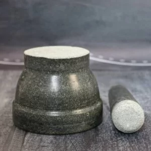 Moździerz kuchenny marmurowy czarny 12 cm