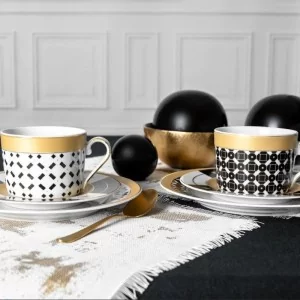 Zestaw kawowo-deserowy dla 2 osób (6el.) Ćmielów - Jenny Pierrot GX50