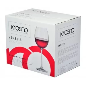Kieliszki do wina czerwonego 350 ml (6 szt.) Krosno - Venezia