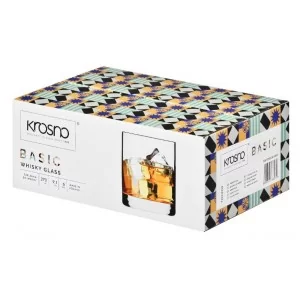 Szklanki do whisky 250 ml (6 szt.) Krosno - Basic