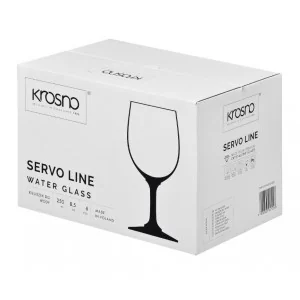 Kieliszki do wody 250 ml (6 szt.) Krosno - Servo Line
