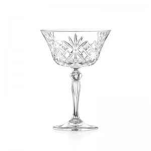 Kieliszki do szampana płaskie 260 ml (6 szt.) RCR - Melodia