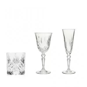 Zestaw kieliszki i szklanki 18 el RCR - Melodia