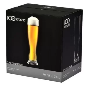 Szklanki do piwa pszenicznego 500 ml (6 szt.) Krosno - Splendour