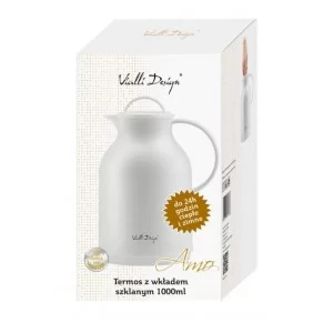 Termos z wkładem szklanym 1L Vialli Design - Amo