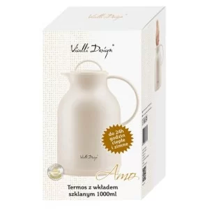 Termos z wkładem szklanym 1L Vialli Design - Amo
