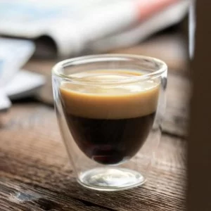 Komplet 2 filiżanek do espresso z podwójną ścianką 80 ml Vialli Design - Amo