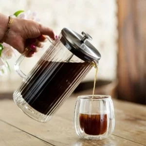 Zaparzacz do kawy i herbaty z podwójną ścianką 1l Vialli Design - Tulip