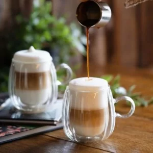 Komplet 2 szklanek z podwójną ścianką 350 ml Vialli Design - Tulip