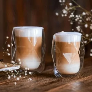 Komplet 2 szklanek z podwójną ścianką 250ml Vialli Design - Geo