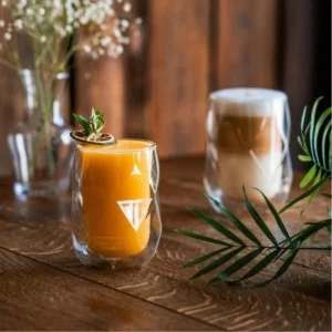 Komplet 2 szklanek z podwójną ścianką 250ml Vialli Design - Geo