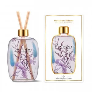 Dyfuzor zapachowy z patyczkami herbarium 220 ml Cocodor - White Musk