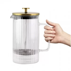 Zaparzacz do kawy i herbaty z podwójną ścianką 1l Vialli Design - Tulip