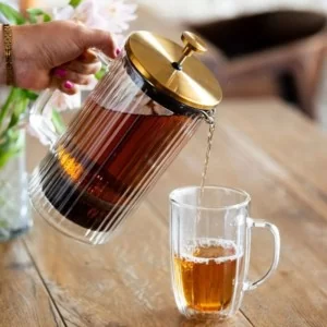 Zaparzacz do kawy i herbaty z podwójną ścianką 1l Vialli Design - Tulip