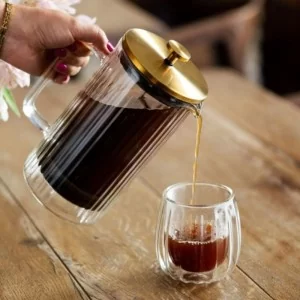 Zaparzacz do kawy i herbaty z podwójną ścianką 1l Vialli Design - Tulip