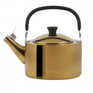 Czajnik stalowy złoty polerowany 1,5l Vialli Design - Diamante