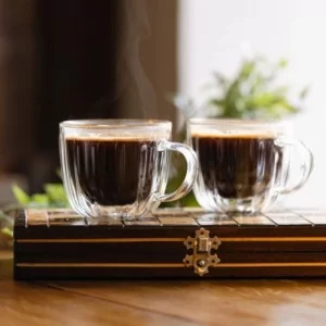 Komplet 2 filiżanek z podwójną ścianką 350 ml Vialli Design - Tulip