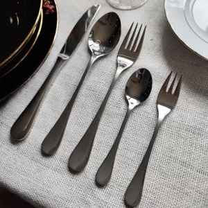 Komplet sztućców na 6 osób (30 el) Odiso - Clarissa Satyna