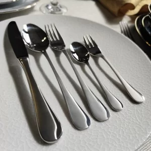 Komplet sztućców na 6 osób (30 el) Odiso - Clarissa Satyna