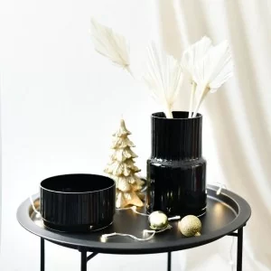 Wazon czarny 20 cm Krosno - Synergy