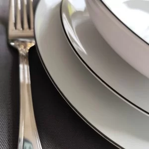 Półmis owalny 36 cm Bogucice - Base Black 1227