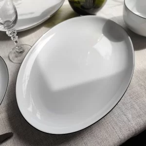 Półmis owalny 31 cm Bogucice - Base Black 1227