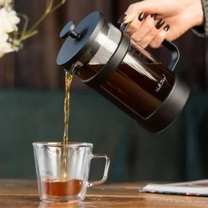 Zaparzacz do kawy i herbaty 1l czarny Vialli Design - Senso