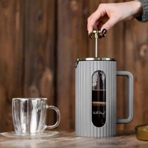 Zaparzacz do kawy i herbaty 1l szary Vialli Design - Livio